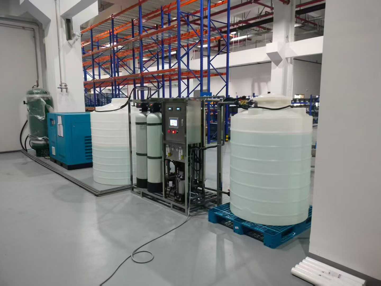 嘉兴1吨纯水安装调试案例